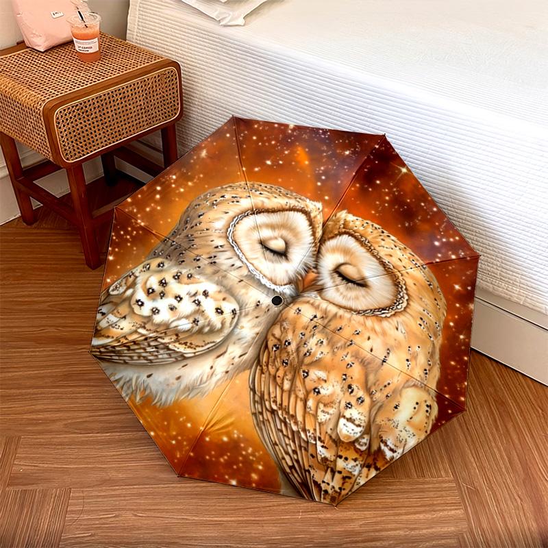 1 PC Automatic Folding Umbrella - Moonlit Owls Pattern, Portable & Foldable Design with 8 Ribs, Christmas Birthday Gifts
1 PC Automatic Folding Umbrella - Moonlit Owls Pattern, Portable & Foldable Design with 8 Ribs, Christmas Birthday Gifts