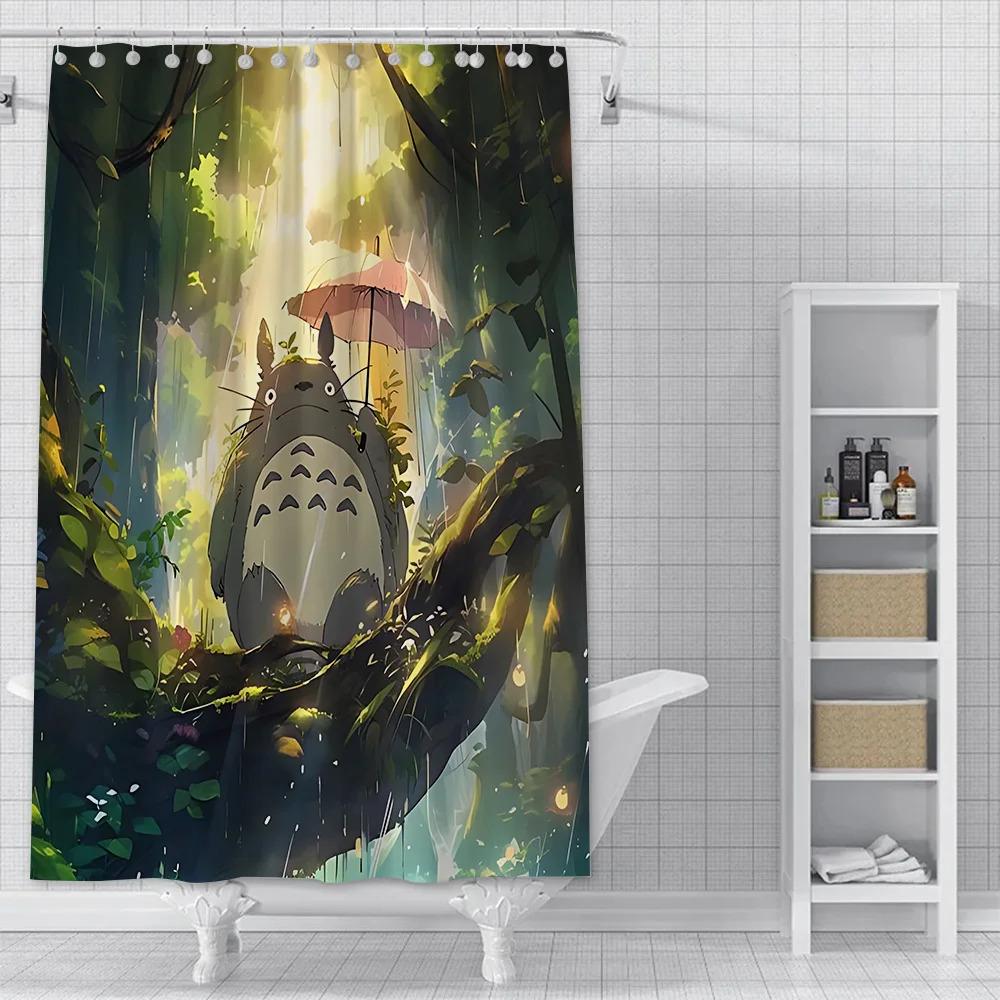 JDJ32Cute T-TotoroS Shower Curtain Waterproof Polyester Fabric Paint Colorful Bath Curtains Home Bathroom Decor Curtain With3M 90x180cm
JDJ32Cute T-TotoroS Shower Curtain Waterproof Polyester Fabric Paint Colorful Bath Curtains Home Bathroom Decor Curtain With3M 90x180cm