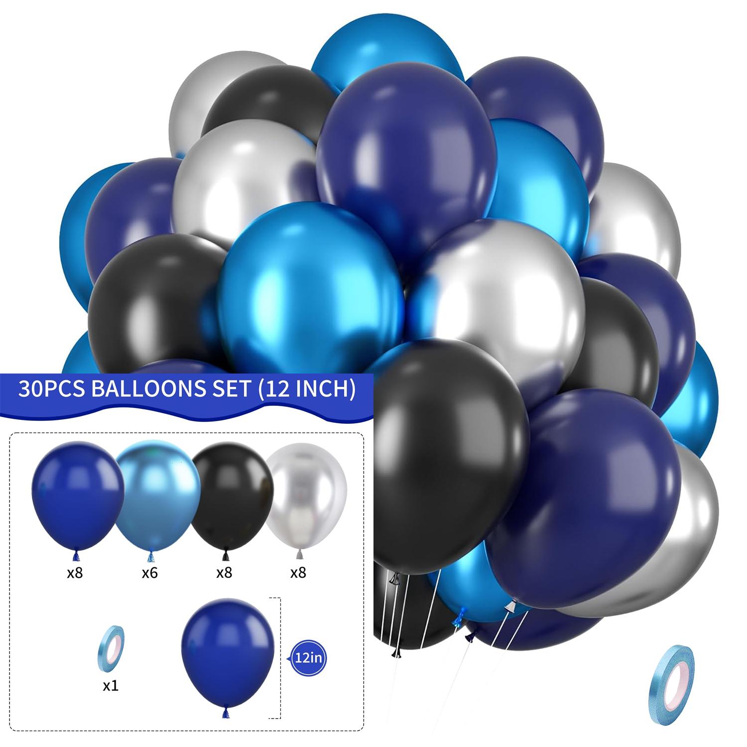 12inch 30PCS Blue Green Pink Latex Balloon Set with Confetti, Suitable for Weddings, Birthdays, Trendy Parties, Bridal Shower 12INCH
12inch 30PCS Blue Green Pink Latex Balloon Set with Confetti, Suitable for Weddings, Birthdays, Trendy Parties, Bridal Shower 12INCH