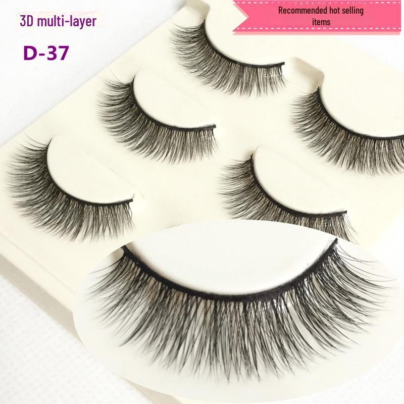 Best-Selling 3D Layered False Eyelashes with Natural Curl D-37 - Box of 3 Pairs No
Best-Selling 3D Layered False Eyelashes with Natural Curl D-37 - Box of 3 Pairs No