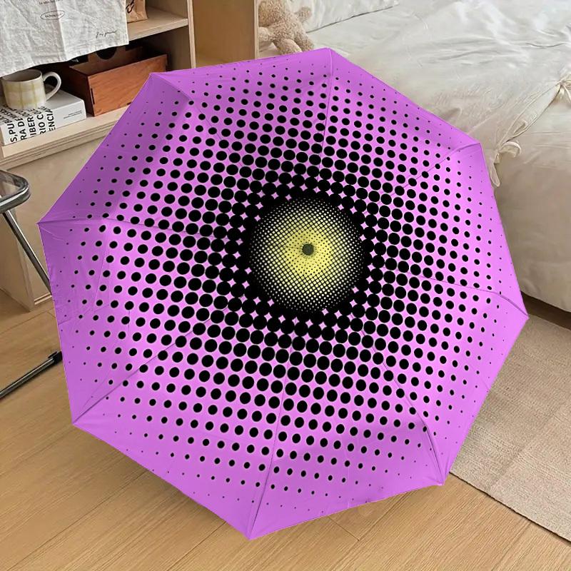 1pc Dot Circle Pattern Automatic Folding Umbrella, Casual Outdoor Accessory, Birthday Festival Gift yy251126091
1pc Dot Circle Pattern Automatic Folding Umbrella, Casual Outdoor Accessory, Birthday Festival Gift yy251126091