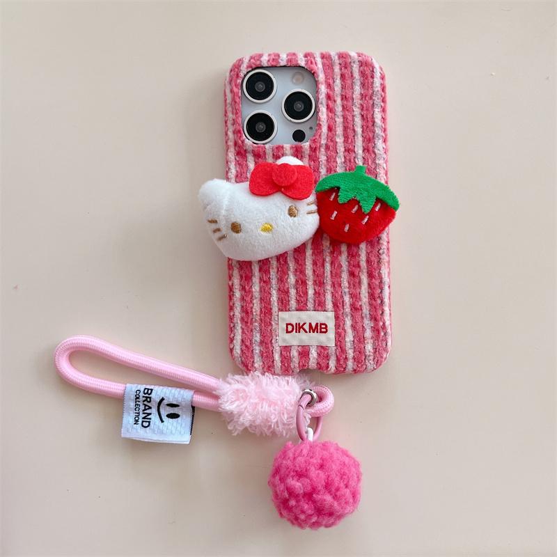3D Cute Cartoon Sanrio Hello Kitty Furry Plush Soft Phone Case For iPhone 16 15 14 17 Pro Max Winter Warm Cover With Lanyard For iPhone 16Pro
3D Cute Cartoon Sanrio Hello Kitty Furry Plush Soft Phone Case For iPhone 16 15 14 17 Pro Max Winter Warm Cover With Lanyard For iPhone 16Pro