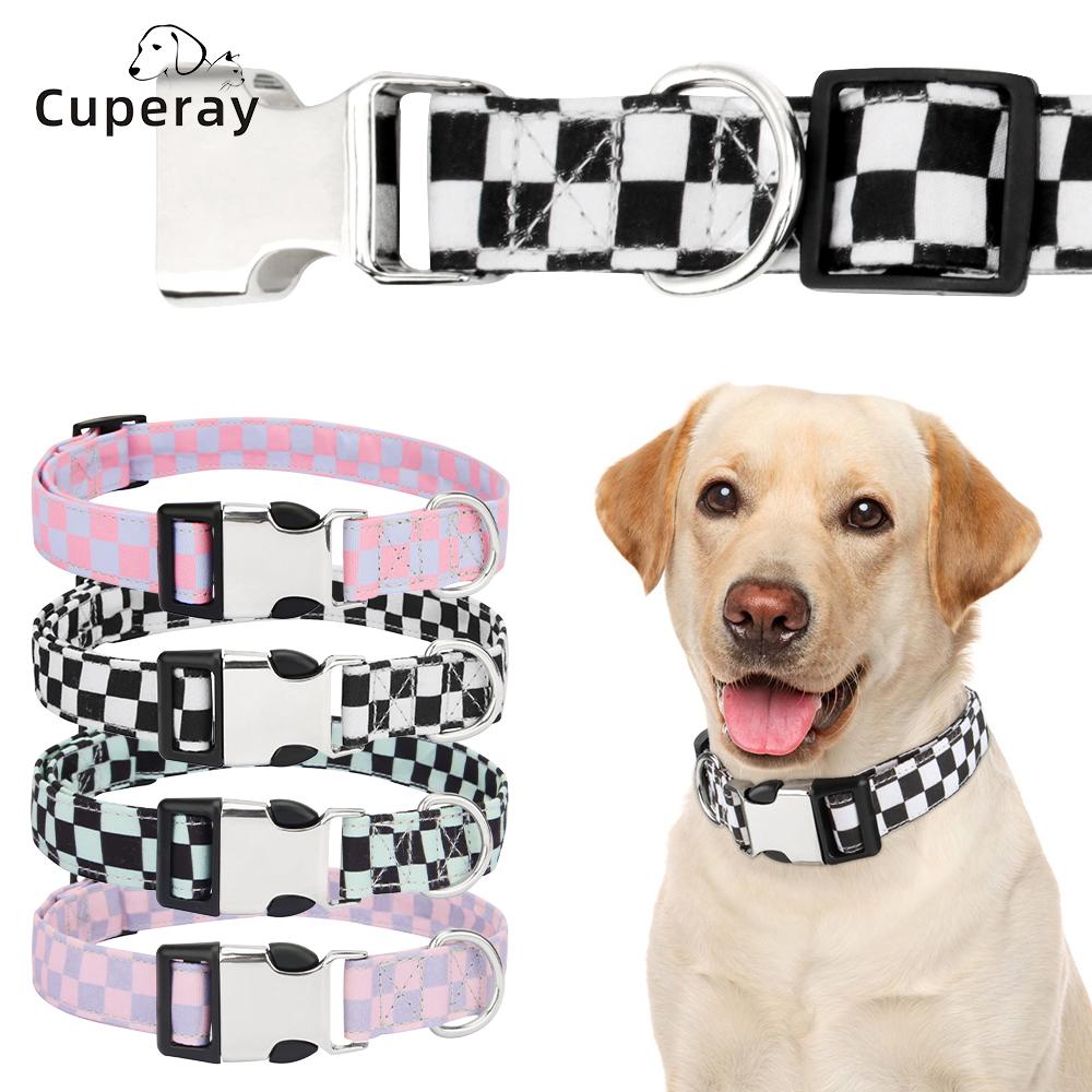 Dog Collar Adjustable Soft Comfortable for Small Medium Large Dogs Cats Outdoor Walking Running Checker Pattern Dog Accessories XS
Dog Collar Adjustable Soft Comfortable for Small Medium Large Dogs Cats Outdoor Walking Running Checker Pattern Dog Accessories XS
