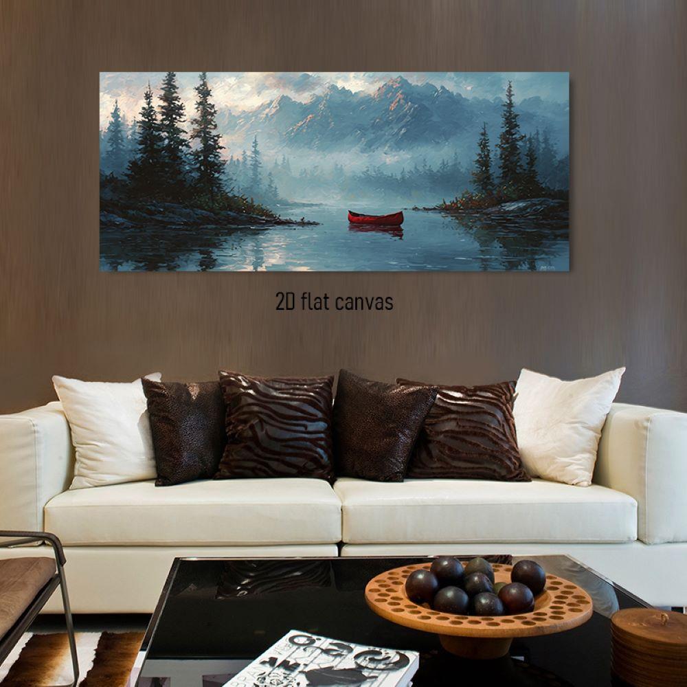 1pcs High Mountain Lake Red Boat Landscape Canvas Decorative Painting Modern Minimalist Living Room Entrance Wall Hanging Painti (as the picture,50x100cm No Frame)
1pcs High Mountain Lake Red Boat Landscape Canvas Decorative Painting Modern Minimalist Living Room Entrance Wall Hanging Painti (as the picture,50x100cm No Frame)
