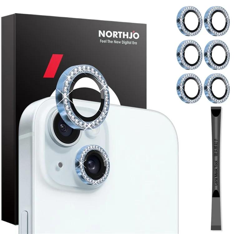 NORTHJO 3 Sets for iPhone 15 15 Plus 14 14 Plus Lens Protector Rhinestone Decor Metal+Tempered Glass Lens Film
NORTHJO 3 Sets for iPhone 15 15 Plus 14 14 Plus Lens Protector Rhinestone Decor Metal+Tempered Glass Lens Film