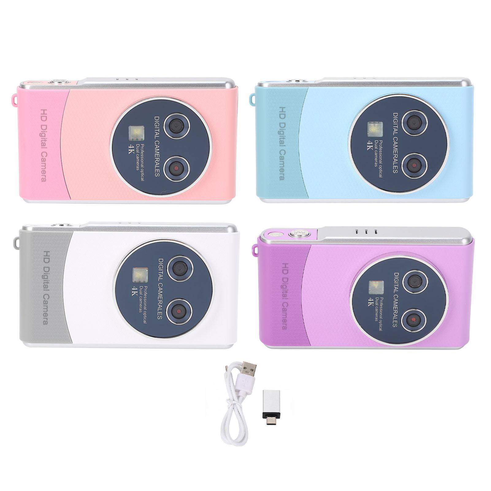 HD Digital Camera 36MP 1080P 18X Zoom Small Portable Dual Cameras Auto Focus Vlogging Selfie for Tra Pink
HD Digital Camera 36MP 1080P 18X Zoom Small Portable Dual Cameras Auto Focus Vlogging Selfie for Tra Pink
