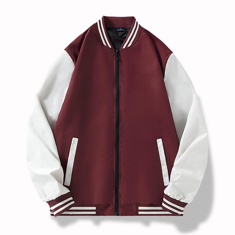 Водонепроникна бейсбольна куртка в стилі Гонконгу з кольоровими блоками - Модний тренд для чоловіків на весну та осінь 2XL червоний/бежевий
Водонепроникна бейсбольна куртка в стилі Гонконгу з кольоровими блоками - Модний тренд для чоловіків на весну та осінь 2XL червоний/бежевий