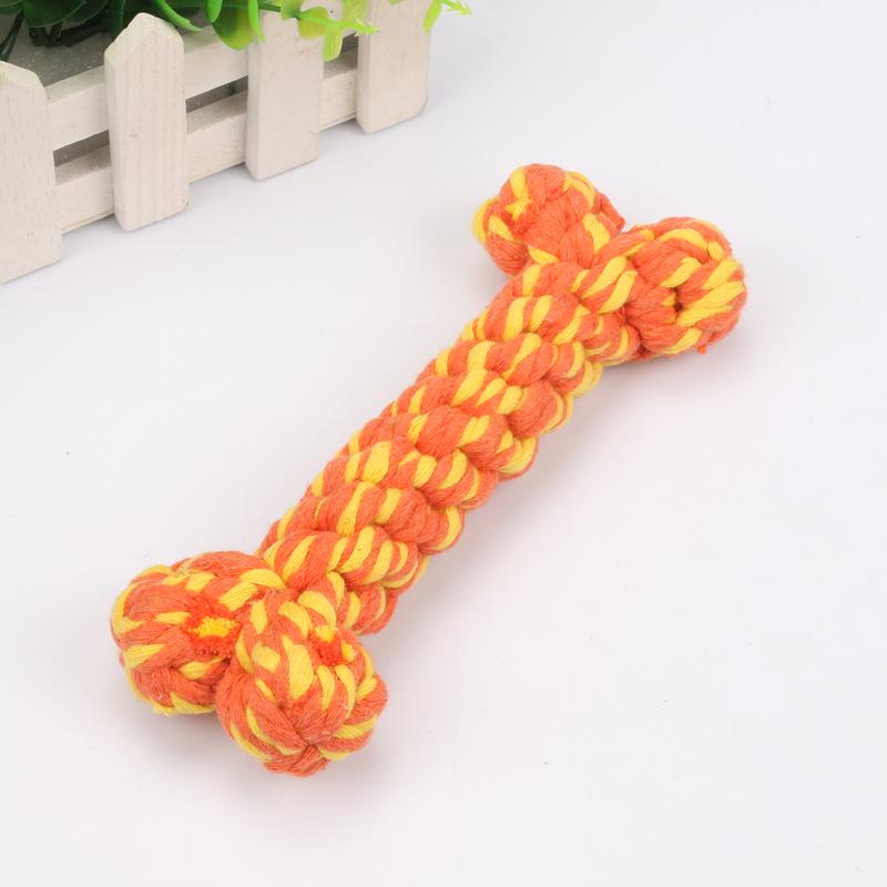 Dog Bone Cotton Rope Toy - 17cm Orange/Yellow, Bite-Resistant Molar Aid жёлтый/оранжевый
Dog Bone Cotton Rope Toy - 17cm Orange/Yellow, Bite-Resistant Molar Aid жёлтый/оранжевый