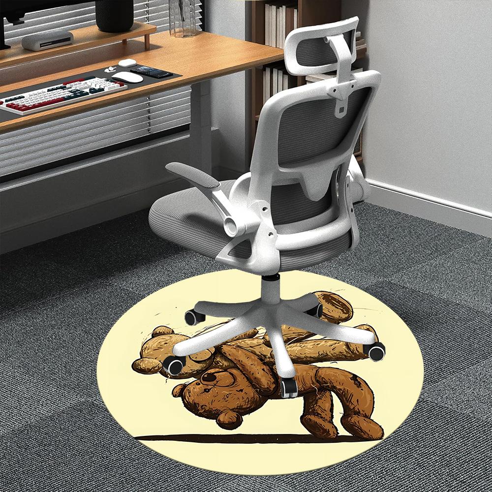 1pc Teddy Bear Wrestling Office Round Area Rug, Indoor Mat Suitable ForOffice, Under Office Chairs Bedroom Living Room Home Decor, Room Deco 094 80cm by 80cm
1pc Teddy Bear Wrestling Office Round Area Rug, Indoor Mat Suitable ForOffice, Under Office Chairs Bedroom Living Room Home Decor, Room Deco 094 80cm by 80cm
