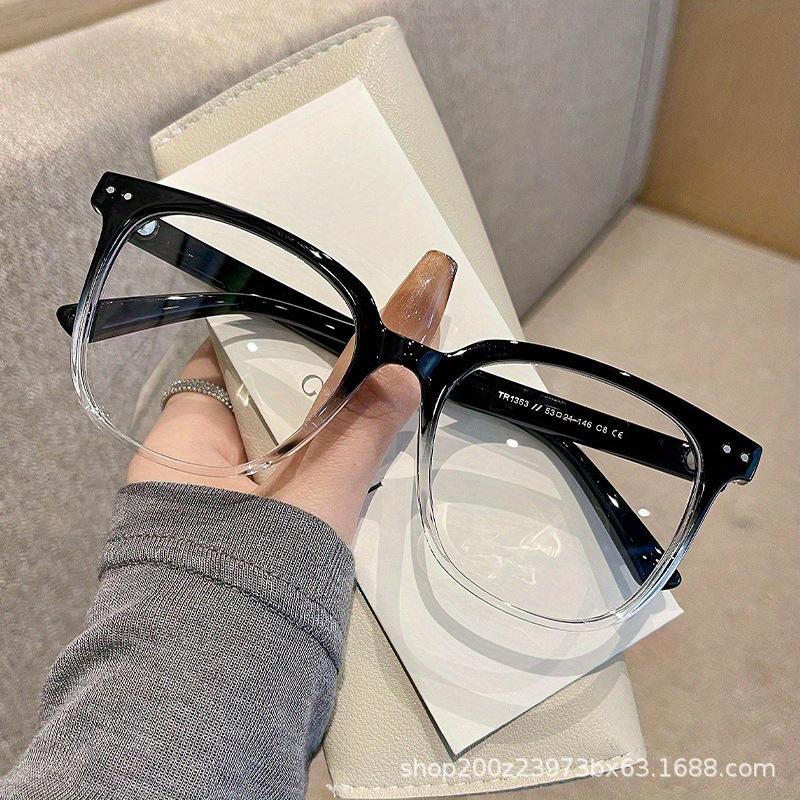 Universal Fashion Glasses Square-Framed Glasses Fashionable Campus Style Clear Black Frame A4
Universal Fashion Glasses Square-Framed Glasses Fashionable Campus Style Clear Black Frame A4