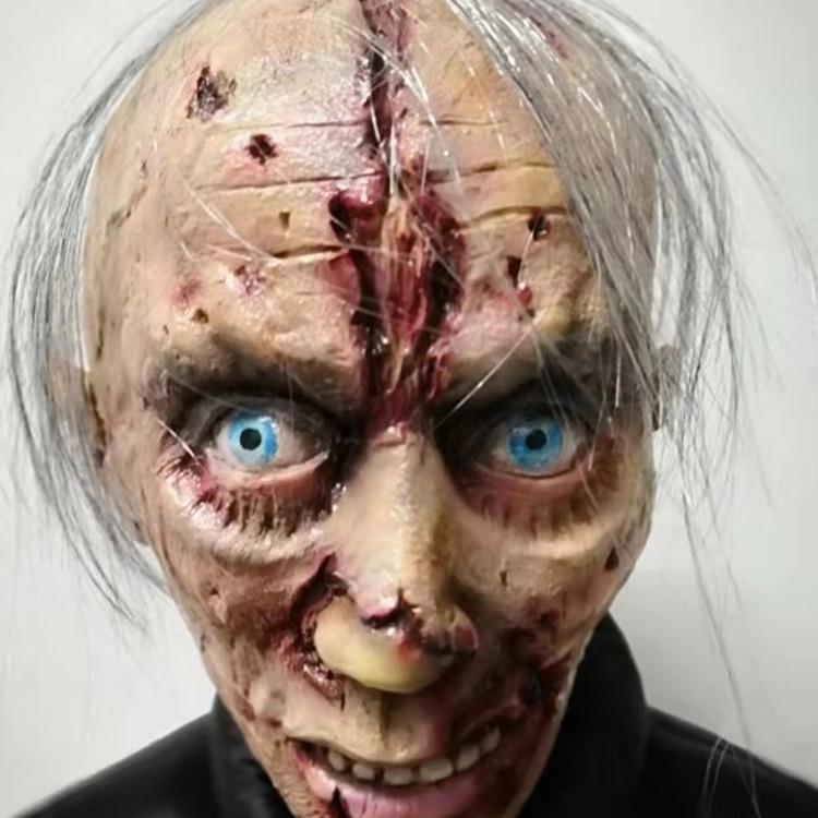 Halloween Haunted House Horror Scary Zombie Bloody Biohazard Mask Mutant Headgear Easter Prank Costume Zombie headgear
Halloween Haunted House Horror Scary Zombie Bloody Biohazard Mask Mutant Headgear Easter Prank Costume Zombie headgear