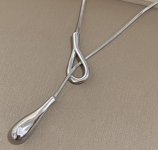 Unique Design Irregular Waterdrop Pendant Necklace for Women Fashion Gold Silver Color Stainless Steel Necklaces Jewelry Gifts
Unique Design Irregular Waterdrop Pendant Necklace for Women Fashion Gold Silver Color Stainless Steel Necklaces Jewelry Gifts