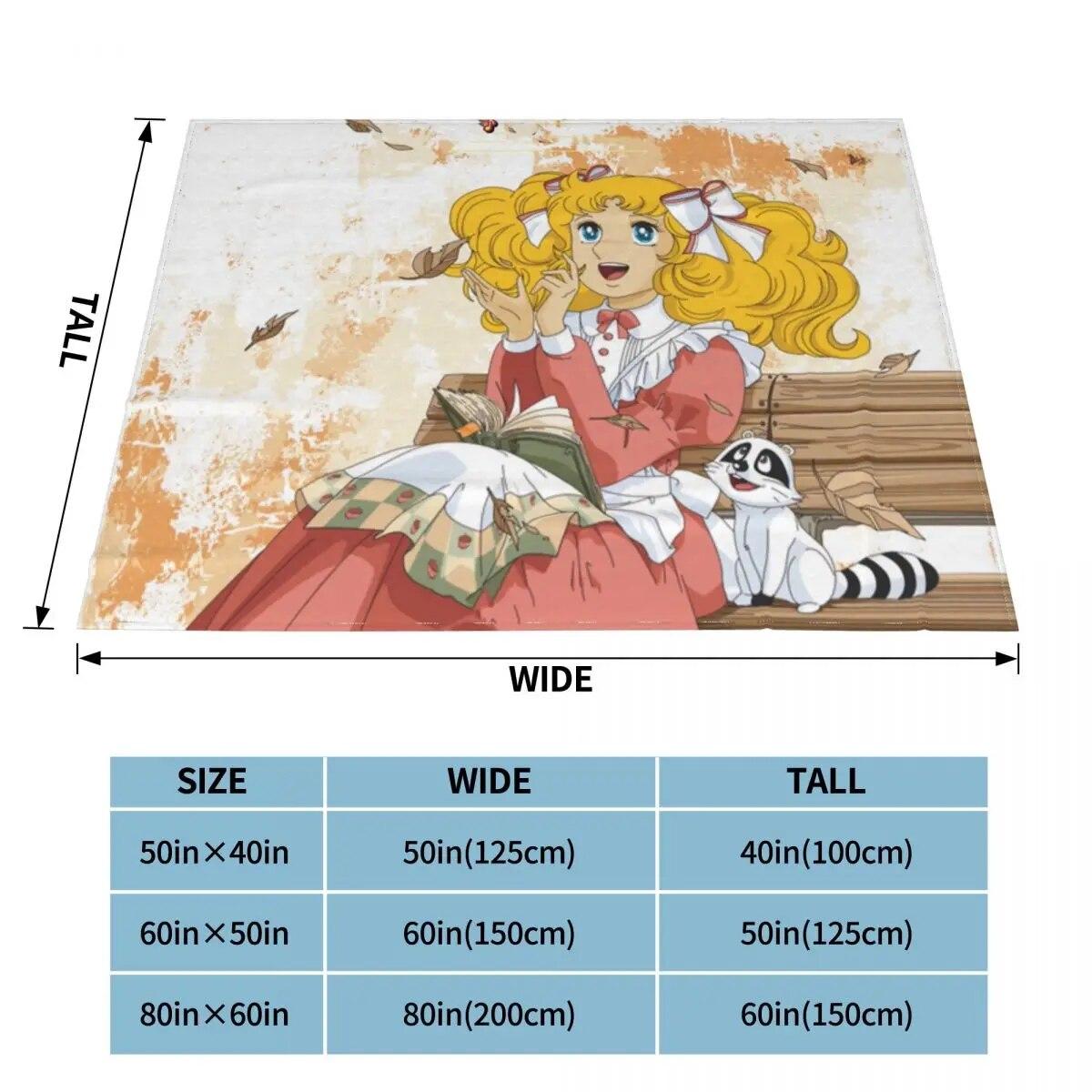 Одеяло в стиле аниме Candy Candy Anni 80, культовое цветное художественное флисовое одеяло, мягкое теплое покрывало с принтом для домашнего дивана 75x100cm 30x40in
Одеяло в стиле аниме Candy Candy Anni 80, культовое цветное художественное флисовое одеяло, мягкое теплое покрывало с принтом для домашнего дивана 75x100cm 30x40in