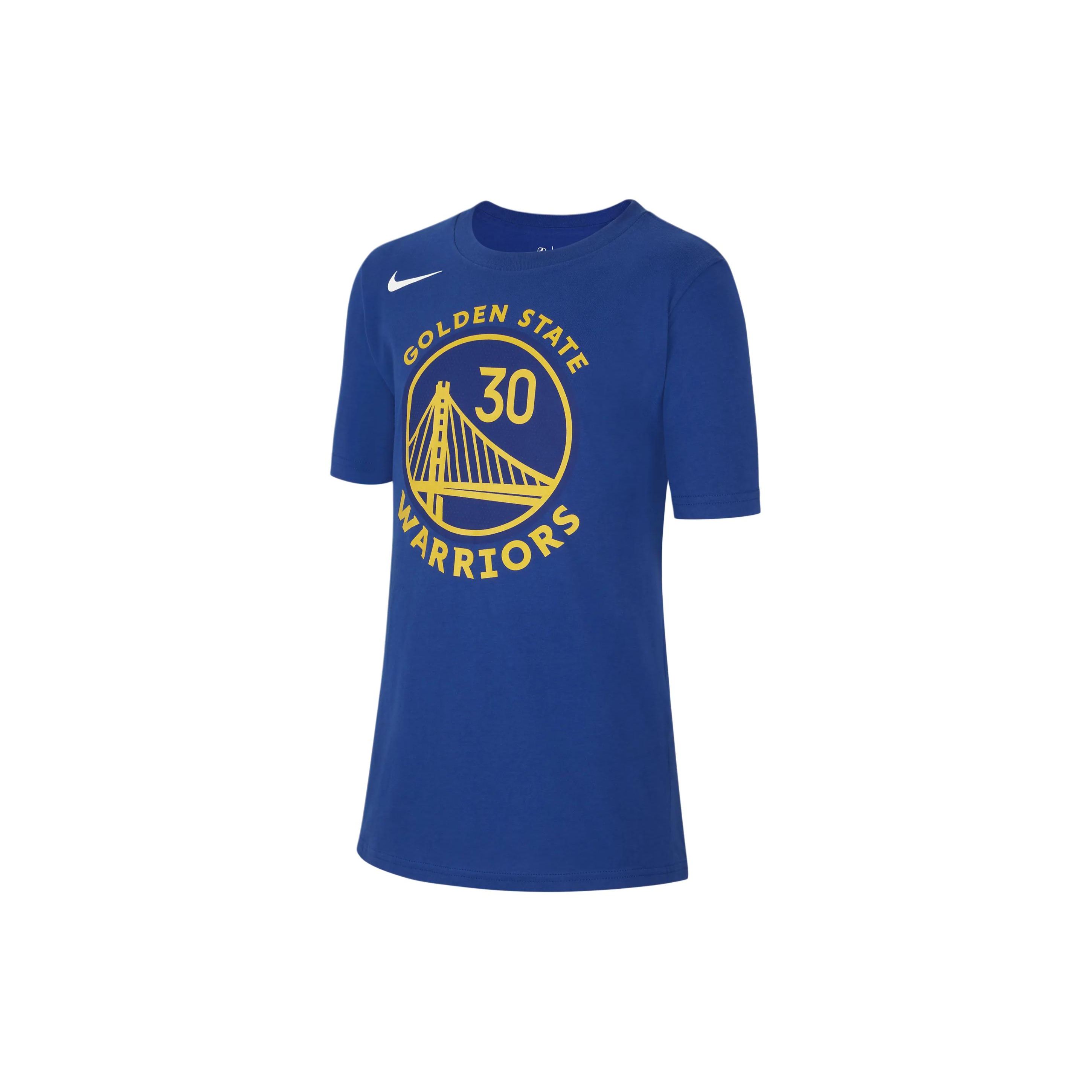Nike T-Shirt Golden State Warriors Letter Number Print Crew Neck Knit Short Sleeve Jersey Kids Tops Blue DR0781-495 L
Nike T-Shirt Golden State Warriors Letter Number Print Crew Neck Knit Short Sleeve Jersey Kids Tops Blue DR0781-495 L