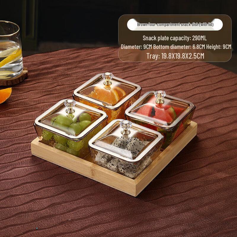 Korean Style Divided Snack & Fruit Plate with Lid
Korean Style Divided Snack & Fruit Plate with Lid