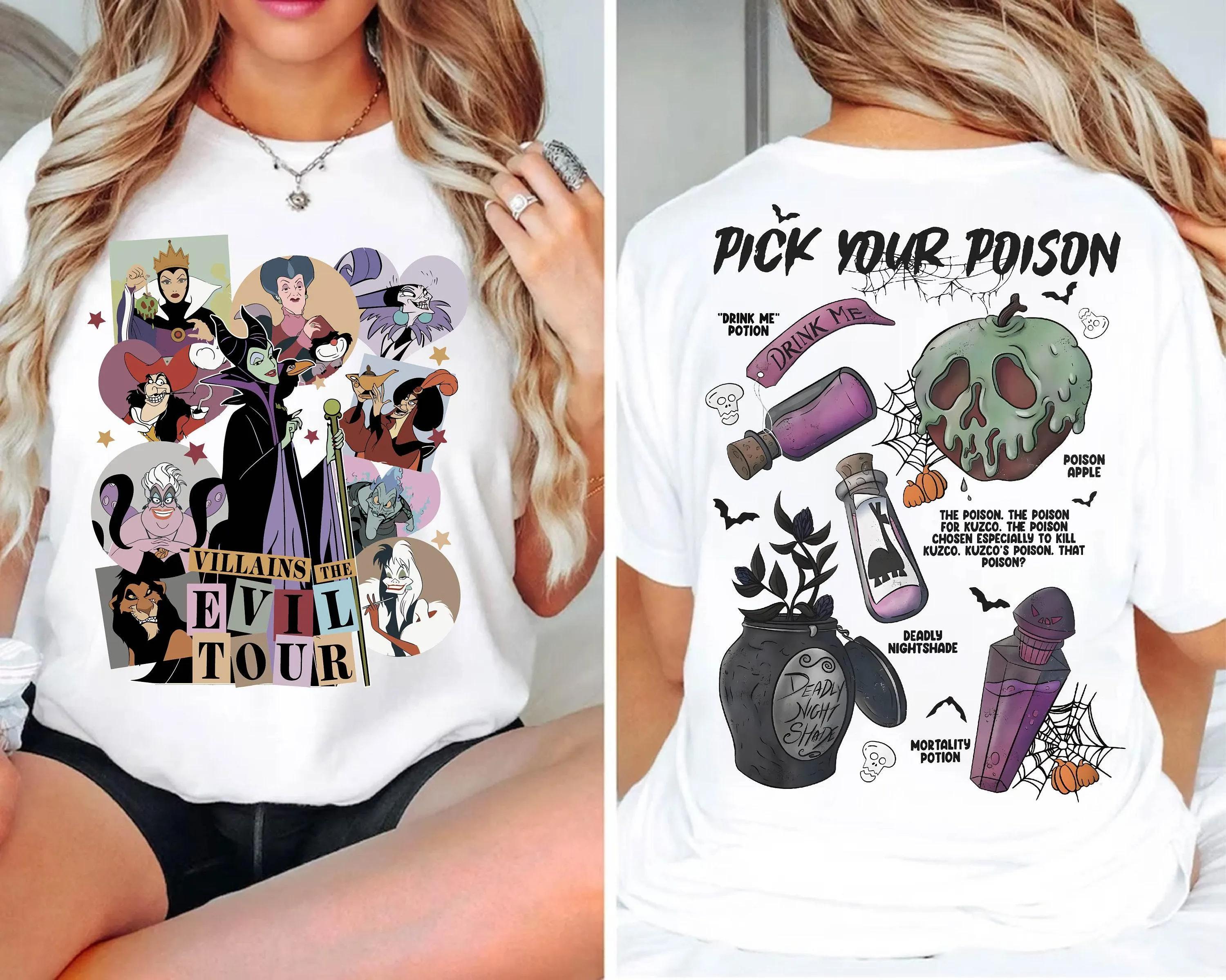 Villains Pick Your Poison Shirt Magic Kingdom Villains Shirt Unisexficient Evil Tour Shirt Villains Shirt Bad Witches S
Villains Pick Your Poison Shirt Magic Kingdom Villains Shirt Unisexficient Evil Tour Shirt Villains Shirt Bad Witches S