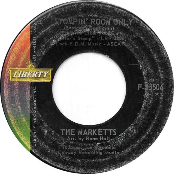 7-дюймовая пластинка MARKETTS - Stompin Room Only F55506 Liberty 1962 US Рок Б/У
7-дюймовая пластинка MARKETTS - Stompin Room Only F55506 Liberty 1962 US Рок Б/У