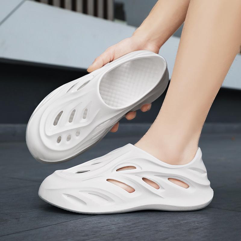 Мужские сабо, мужские пляжные сандалии на лето с мягкой подошвой и нескользящие, 2025 новая легкая сумка, крутые шлепанцы для мужчин 45
Мужские сабо, мужские пляжные сандалии на лето с мягкой подошвой и нескользящие, 2025 новая легкая сумка, крутые шлепанцы для мужчин 45