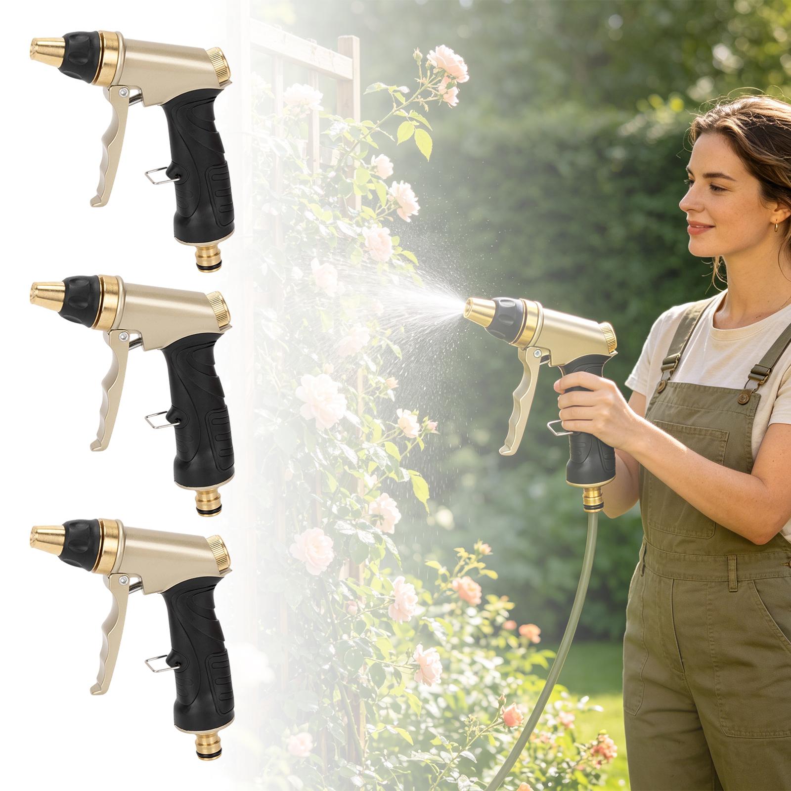 Multi Function High Pressure Water Spray Gun for Home Use Copper Material Garden Watering Car Washing Metal Construction Adjustable Nozzle One Size золотий
Multi Function High Pressure Water Spray Gun for Home Use Copper Material Garden Watering Car Washing Metal Construction Adjustable Nozzle One Size золотий