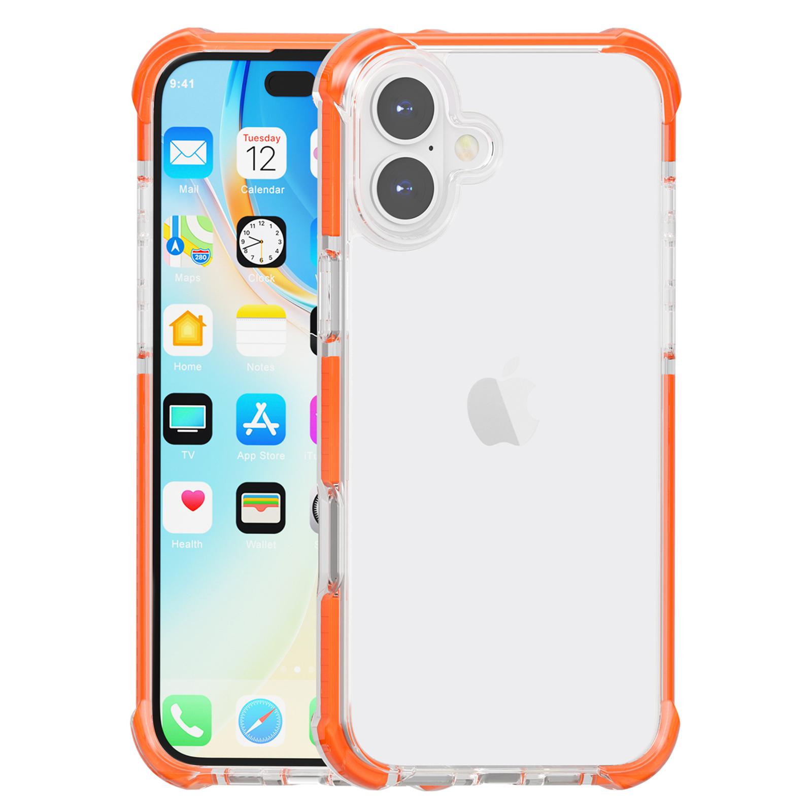 Clear Mobile Phone Case for iPhone 16 TPU+TPE+PC Phone Cover
Clear Mobile Phone Case for iPhone 16 TPU+TPE+PC Phone Cover