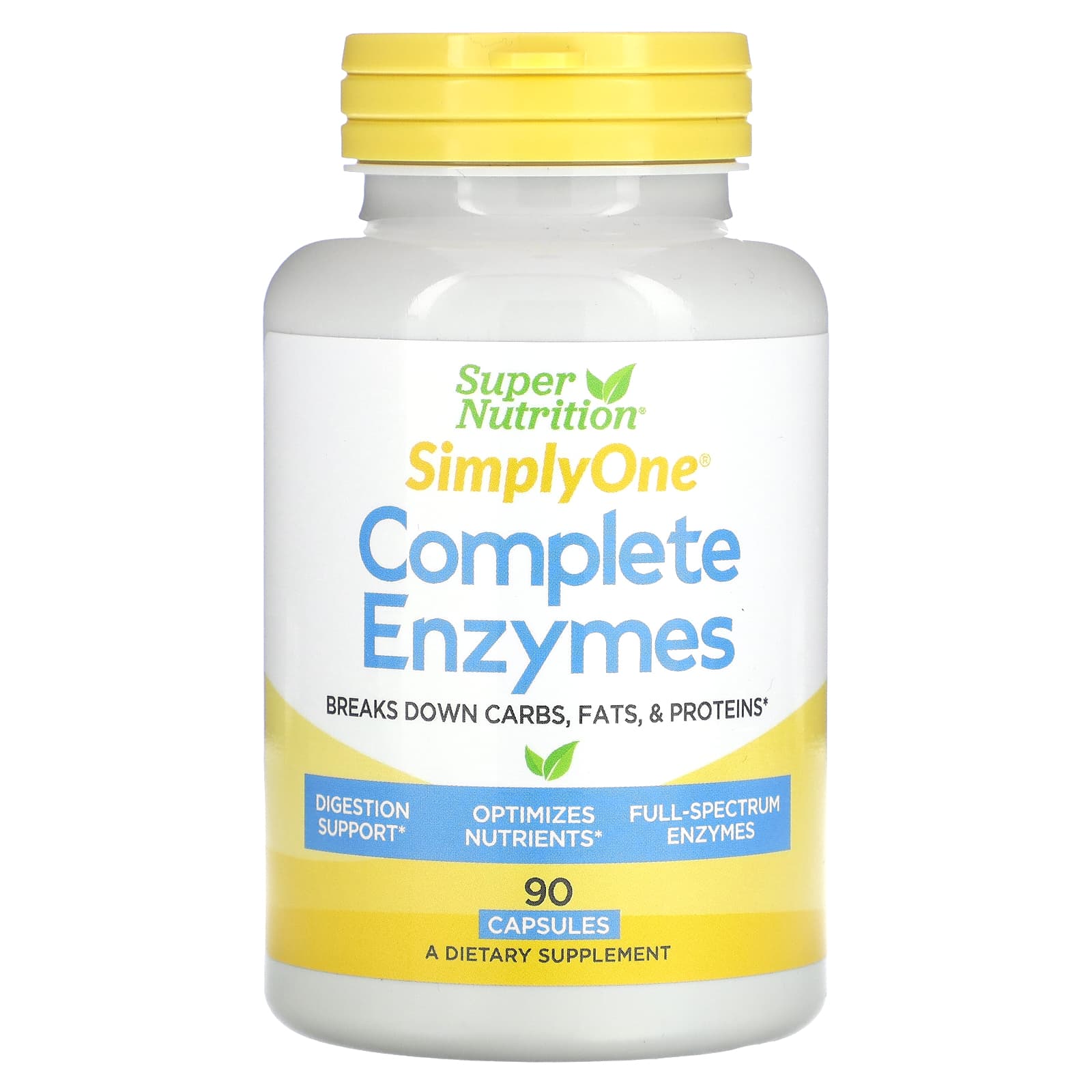 Simplyone®, Complete Enzyme, Betaine Hci, Bovine Bile Extract, Full Spectrum Enzymes, with Bromelain, 90 Capsules
Simplyone®, Complete Enzyme, Betaine Hci, Bovine Bile Extract, Full Spectrum Enzymes, with Bromelain, 90 Capsules