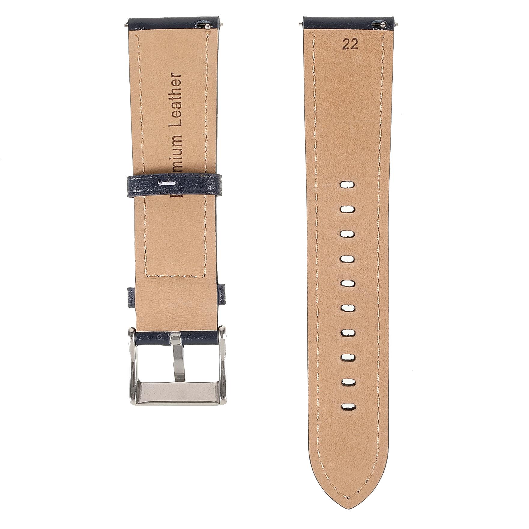 22mm Quick Release Genuine Leather Watch Band Adjustable Stitching Strap for Samsung Gear S3 Classic/Gear S3 Frontier/Galaxy Watch 46mm Blue
22mm Quick Release Genuine Leather Watch Band Adjustable Stitching Strap for Samsung Gear S3 Classic/Gear S3 Frontier/Galaxy Watch 46mm Blue