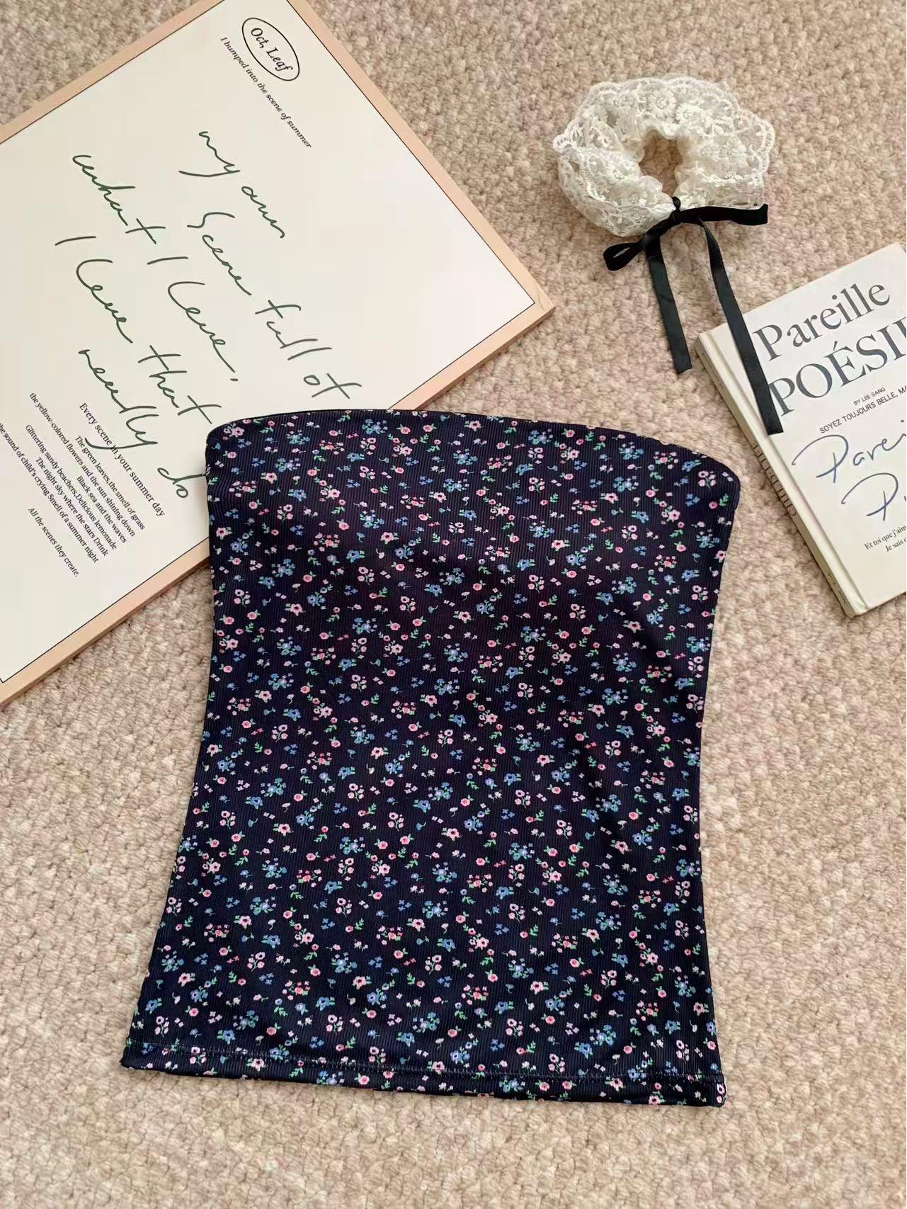 2026 Floral Pleated Spaghetti Strap Women s Padded Slimming Bandeau Top One Size чорний
2026 Floral Pleated Spaghetti Strap Women s Padded Slimming Bandeau Top One Size чорний