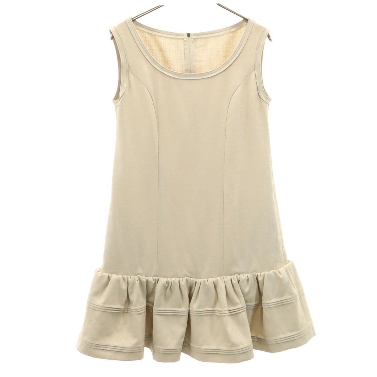 FOXEY NEW YORK made in Japan No sleeve mini dress 38 Beige Women Used
FOXEY NEW YORK made in Japan No sleeve mini dress 38 Beige Women Used
