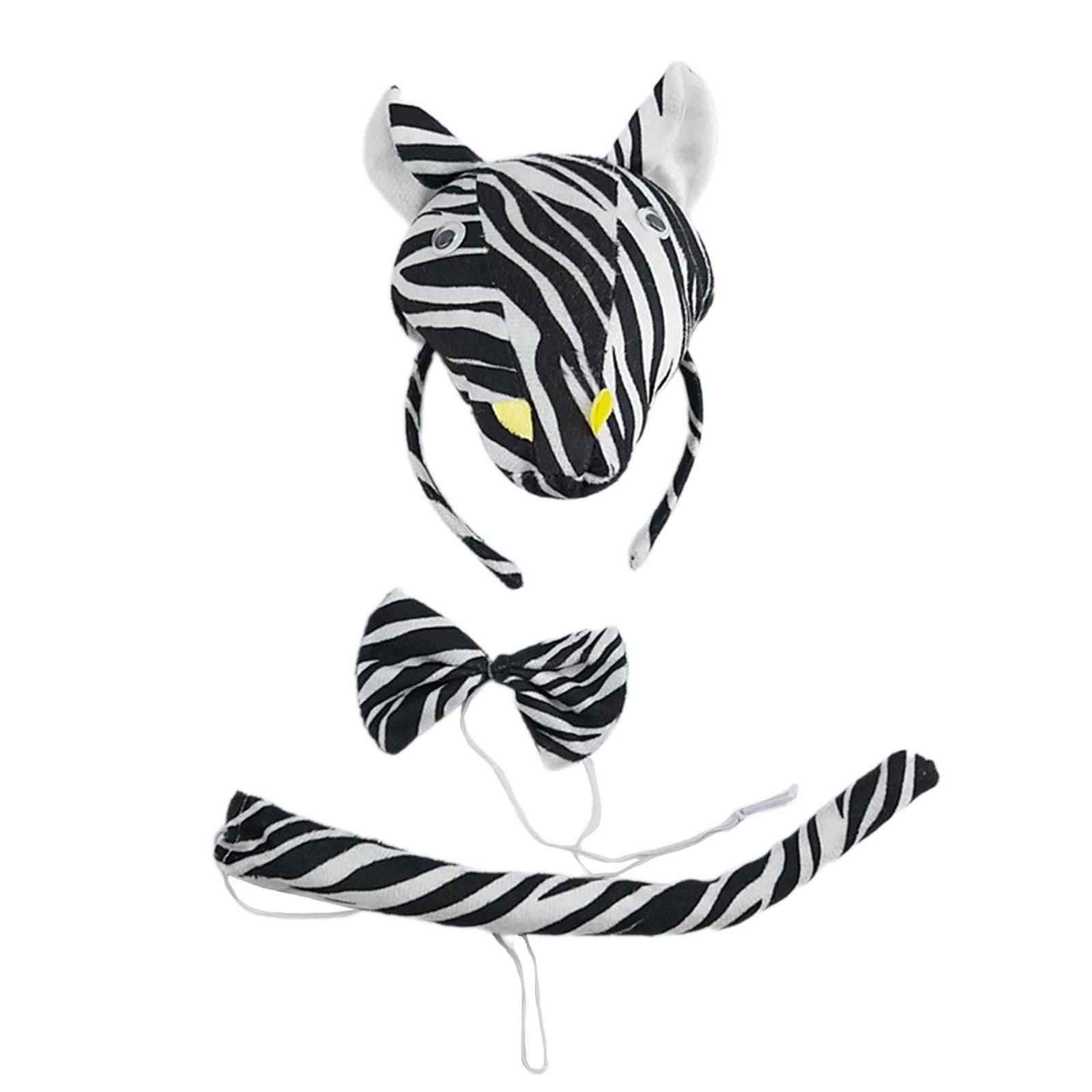 Zebras Tail and Bowtie Hair Hoop Set Carnivals Party Hair Hoop Birthday Party Supply for Daily Wear and Parties
Zebras Tail and Bowtie Hair Hoop Set Carnivals Party Hair Hoop Birthday Party Supply for Daily Wear and Parties