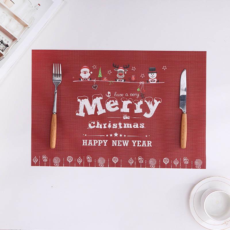 Christmas Decoration Bowls Coasters Kitchen Accessories Non-slip PVC 45*30CM Western Pad
Christmas Decoration Bowls Coasters Kitchen Accessories Non-slip PVC 45*30CM Western Pad