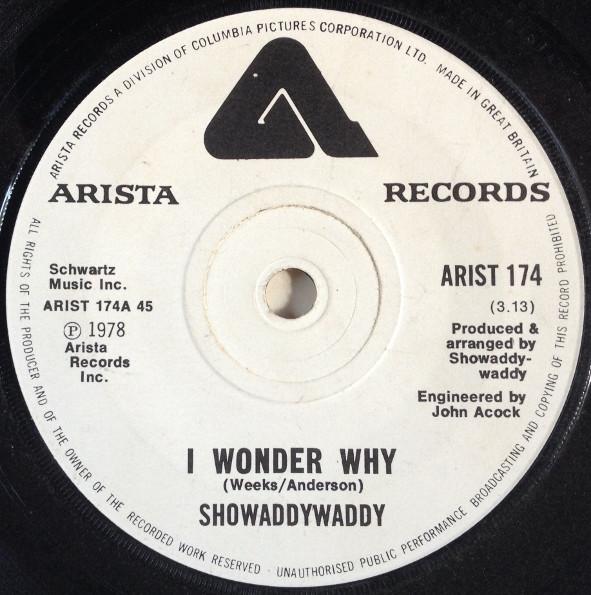 7-дюймовая пластинка SHOWADDYWADDY I Wonder Why ARIST174 ARISTA 1978 UK Rock Б/у
7-дюймовая пластинка SHOWADDYWADDY I Wonder Why ARIST174 ARISTA 1978 UK Rock Б/у