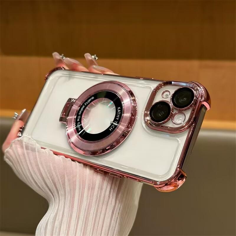 Magnetic Electroplated Transparent Protective Case for iPhone 17/16/15/14 Pro Max 16 Pro розового золота
Magnetic Electroplated Transparent Protective Case for iPhone 17/16/15/14 Pro Max 16 Pro розового золота