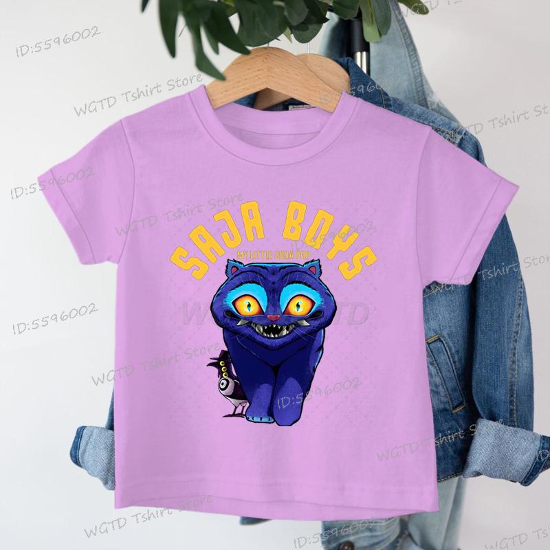 Kpop Demon Hunters Saja Boys T Shirts Baby Girl Boy Clothes Blue Tiger Tees Short Sleeve Top K-Pop Demon Hunters Kids T-shirt 110
Kpop Demon Hunters Saja Boys T Shirts Baby Girl Boy Clothes Blue Tiger Tees Short Sleeve Top K-Pop Demon Hunters Kids T-shirt 110