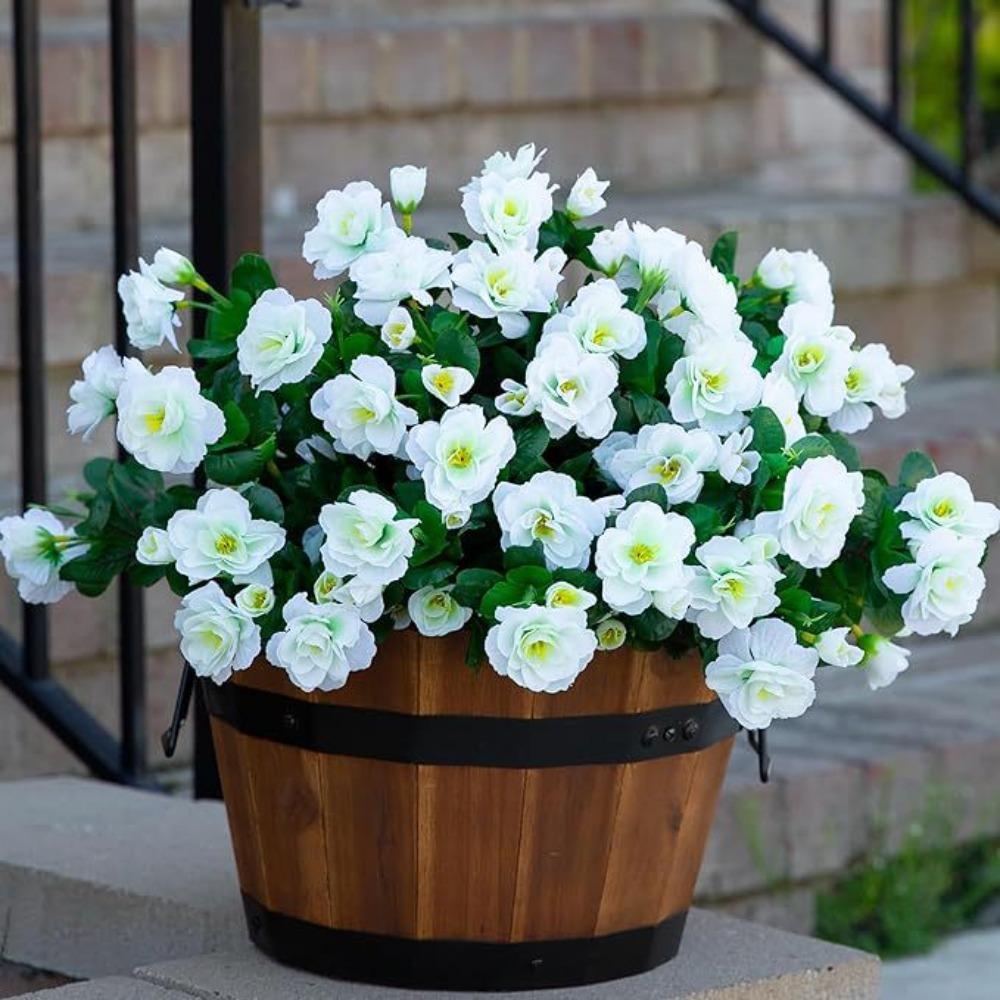 2Pcs 35cm Artificial Azalea Bouquet 7 Branches Fake Flowers Faux Floral Decor Indoor/Outdoor
2Pcs 35cm Artificial Azalea Bouquet 7 Branches Fake Flowers Faux Floral Decor Indoor/Outdoor