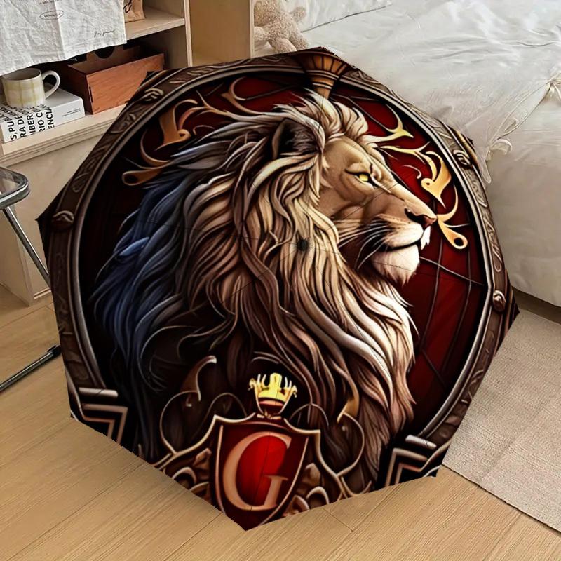 1pc Lion Emblem Automatic Open/Close Umbrella, Lightweight Design for Everyone,Durable Canopy yy251014056
1pc Lion Emblem Automatic Open/Close Umbrella, Lightweight Design for Everyone,Durable Canopy yy251014056
