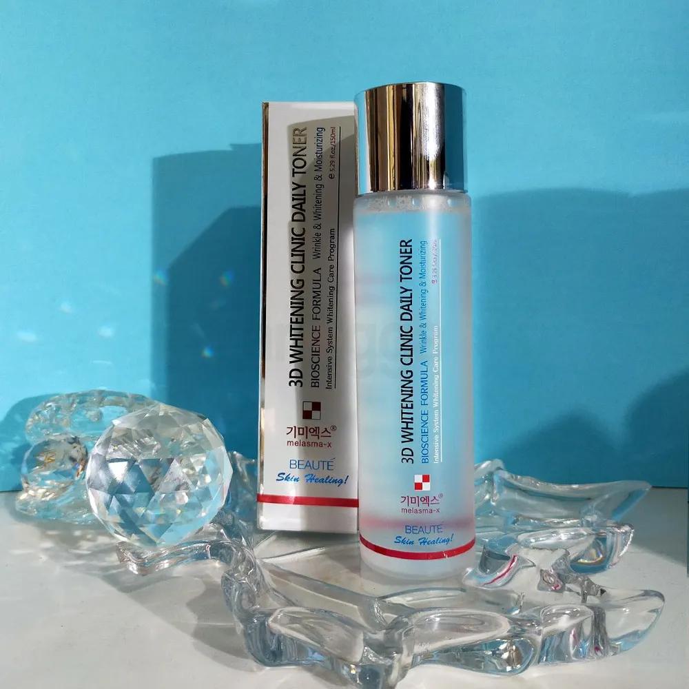 Beaute Melasma 3D Whitening Clinic Daily Toner, отбеливание, антивозрастной, увлажняющий, корейская косметика, Kbeauty, образец
Beaute Melasma 3D Whitening Clinic Daily Toner, отбеливание, антивозрастной, увлажняющий, корейская косметика, Kbeauty, образец