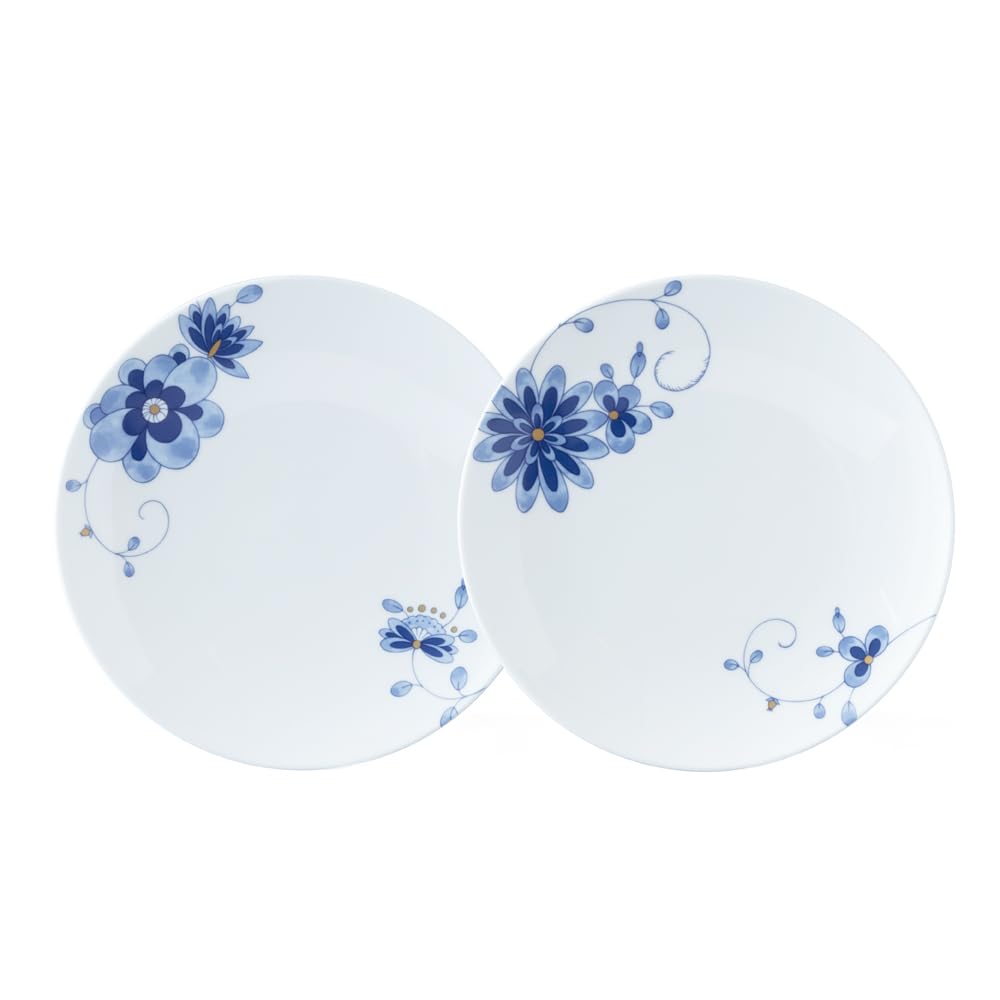 NARUMI Plate Set Milano Duo 21cm Blue Plum Blossom Chintz Style Wedding Gift Microwave Warming Dishwasher Safe Gift Box 97230-21998
NARUMI Plate Set Milano Duo 21cm Blue Plum Blossom Chintz Style Wedding Gift Microwave Warming Dishwasher Safe Gift Box 97230-21998