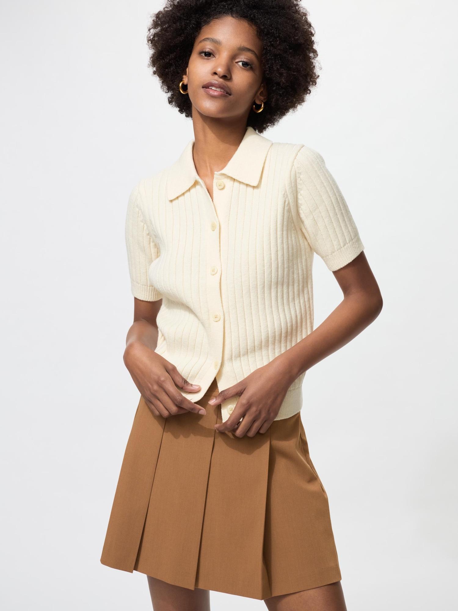 Кардиган-поло Uniqlo Rip с коротким рукавом
Кардиган-поло Uniqlo Rip с коротким рукавом