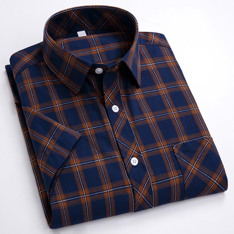 Plus Size 8XL 7XL New Men s Shirts Short Sleeve Cotton Plaid Shirt Formal Fashion Thin Soft Classic Basic Casual Male Clothing 39
Plus Size 8XL 7XL New Men s Shirts Short Sleeve Cotton Plaid Shirt Formal Fashion Thin Soft Classic Basic Casual Male Clothing 39