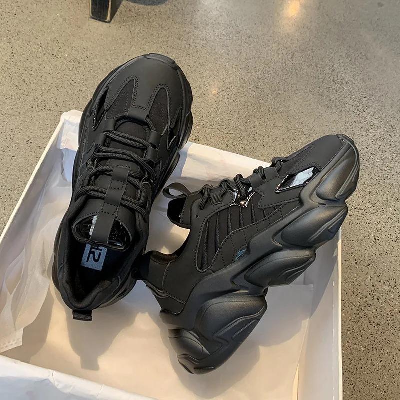 Fashion Womens Casual Shoes with Front Laces Comfortable Women s Sneakers Breathable Women Platform Running Shoes Tenis De Mujer 35 чёрный
Fashion Womens Casual Shoes with Front Laces Comfortable Women s Sneakers Breathable Women Platform Running Shoes Tenis De Mujer 35 чёрный