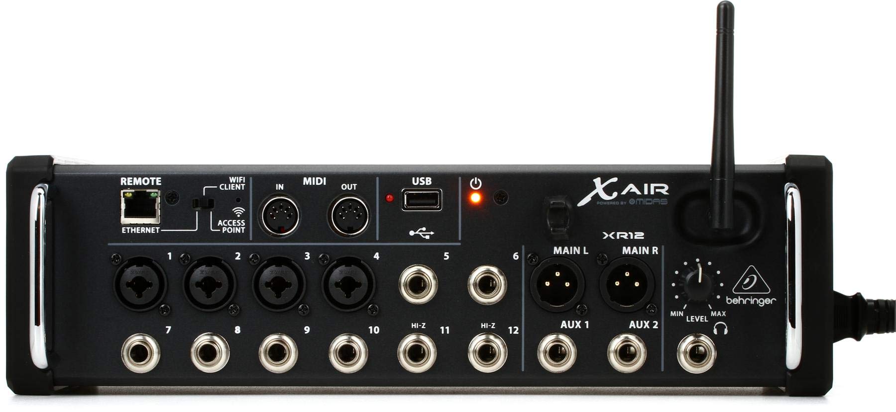 Behringer Digital Mixer 12 Channels MIDAS Mic Preamp Compatible with Remote Control Wifi Connection Digital Effects Equipped with USB Type A Terminal
Behringer Digital Mixer 12 Channels MIDAS Mic Preamp Compatible with Remote Control Wifi Connection Digital Effects Equipped with USB Type A Terminal