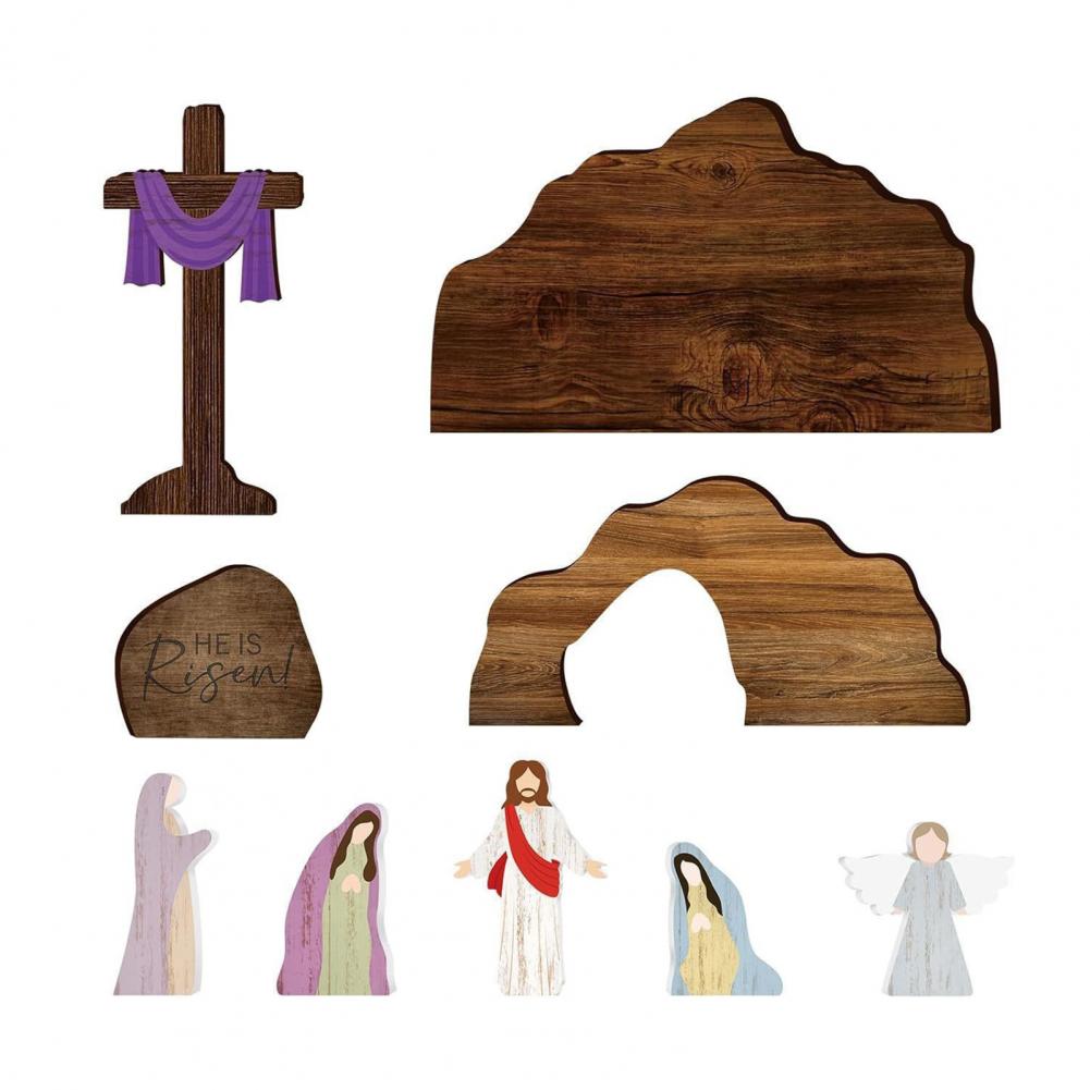 Handcrafted Easter Decoration Easter Wooden Ornament Wooden Empty Tomb Easter Decoration Jesus Resurrection Scene Table Ornament
Handcrafted Easter Decoration Easter Wooden Ornament Wooden Empty Tomb Easter Decoration Jesus Resurrection Scene Table Ornament
