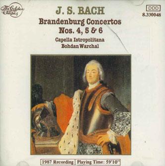 CD JOHANN SEBASTIAN BACH, CAPELLA ISTR - Brandenburg Concertos Nos. 4, 5 & 6 8550048 Naxos 1988 Germany Classical Used
CD JOHANN SEBASTIAN BACH, CAPELLA ISTR - Brandenburg Concertos Nos. 4, 5 & 6 8550048 Naxos 1988 Germany Classical Used