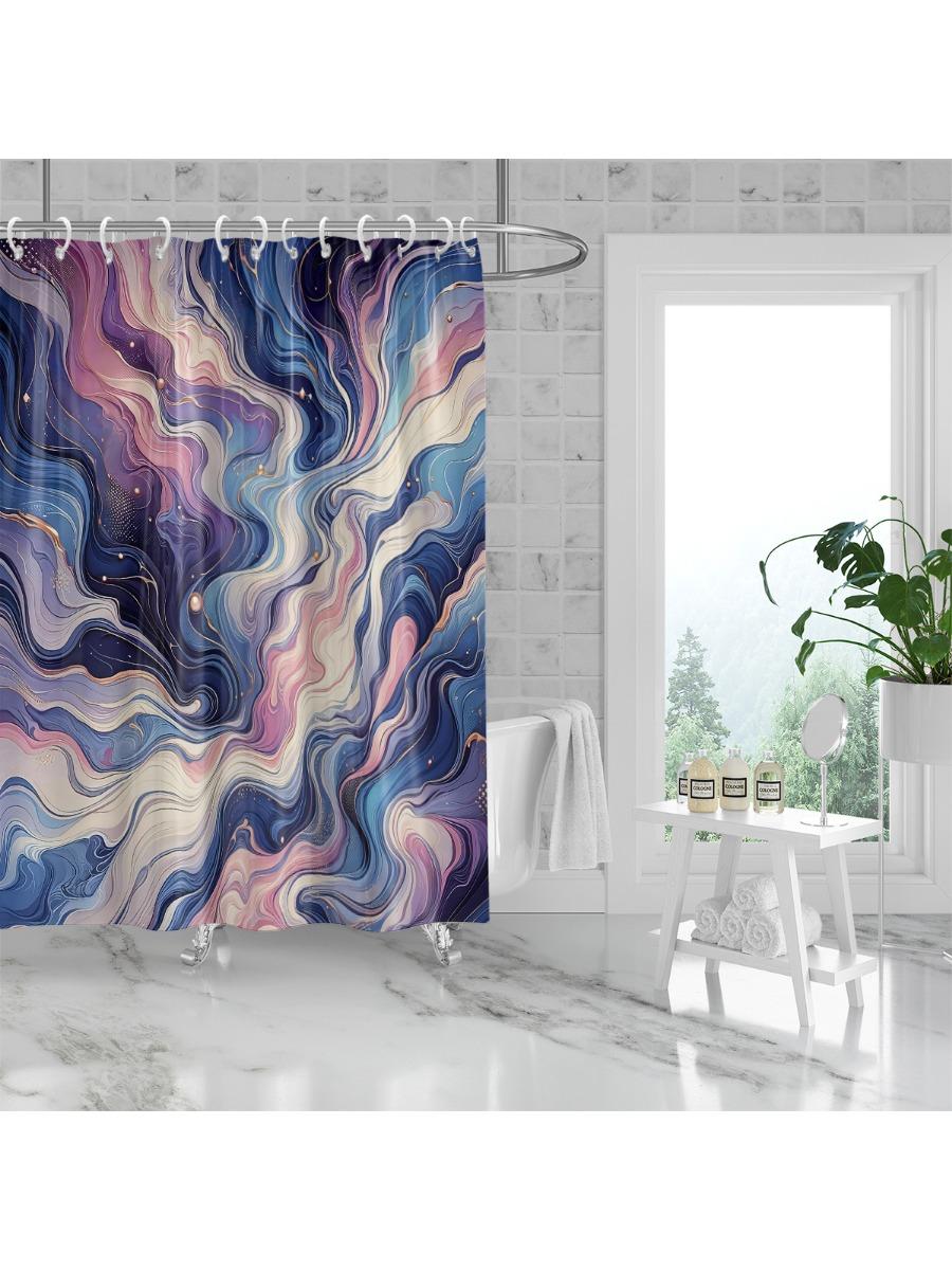 1pc Color Marble Texture Print Waterproof Shower Partition Protection Privacy Curtain 12 Hooks Multiple Sizes Easy Installation 90x180cm
1pc Color Marble Texture Print Waterproof Shower Partition Protection Privacy Curtain 12 Hooks Multiple Sizes Easy Installation 90x180cm