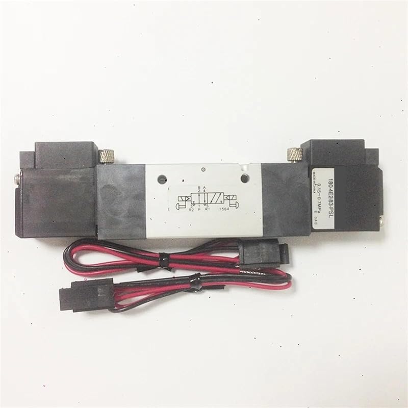 Solenoid Valve 180-4E2-PSL 2 Positions 5 Ports Pneumatic Control Valve DC24V Double Solenoid 1Pcs(Size:DC24V) DC24V
Solenoid Valve 180-4E2-PSL 2 Positions 5 Ports Pneumatic Control Valve DC24V Double Solenoid 1Pcs(Size:DC24V) DC24V