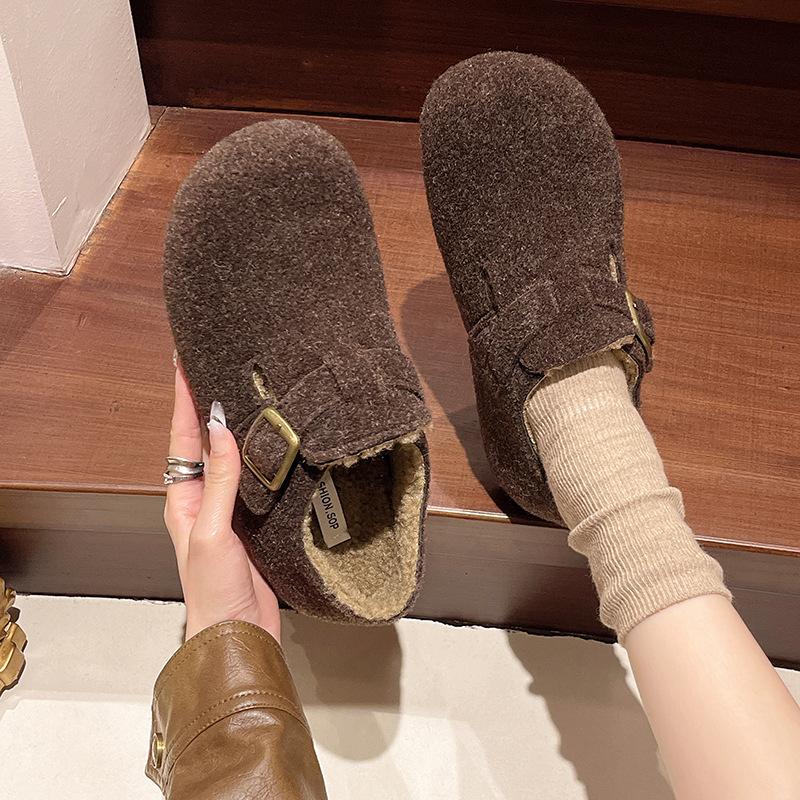 Ретро фетровые уродливые милые туфли Birkenstocks, новинка осени и зимы 2024 года, новые теплые туфли из хлопка с круглой пряжкой и поясом для женщин 35 серый
Ретро фетровые уродливые милые туфли Birkenstocks, новинка осени и зимы 2024 года, новые теплые туфли из хлопка с круглой пряжкой и поясом для женщин 35 серый