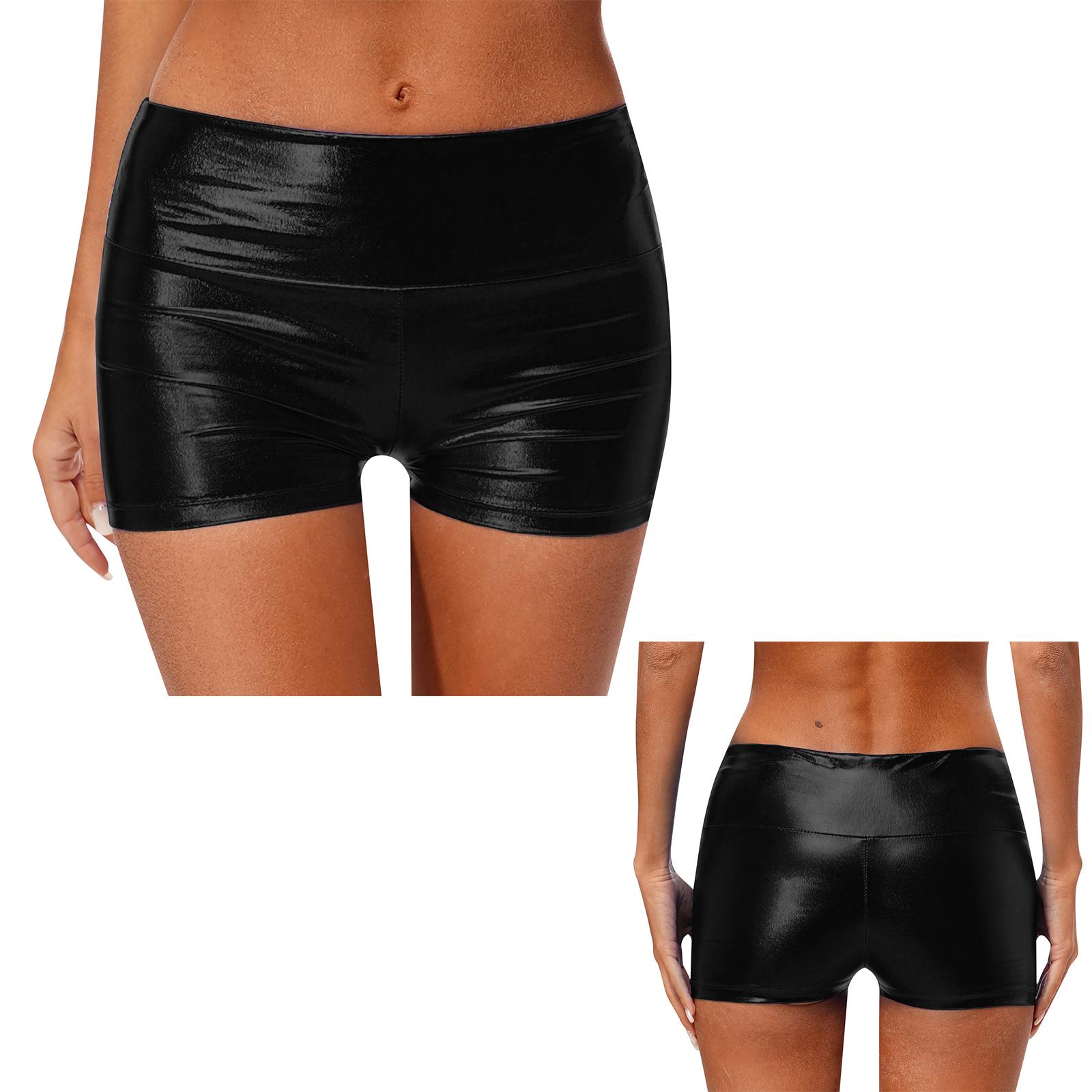 Жіночі блискучі металізовані рейвові шорти-буті, гарячі шорти, рейвові танцювальні шорти, з високою посадкою, шорти-бойфренд чорний
Жіночі блискучі металізовані рейвові шорти-буті, гарячі шорти, рейвові танцювальні шорти, з високою посадкою, шорти-бойфренд чорний