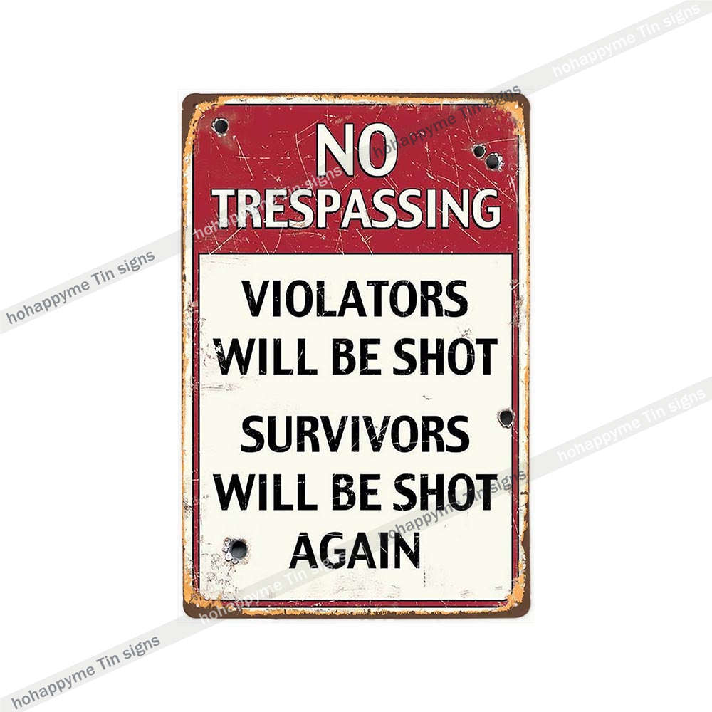 Warning Metal Plates Signs I Have Weapons Coop No Trespassing Vintage Wall Art Sign Decor For Man Cave Home Decor Plaque 20x30cm 20x30cm(7.8x11.8inch)
Warning Metal Plates Signs I Have Weapons Coop No Trespassing Vintage Wall Art Sign Decor For Man Cave Home Decor Plaque 20x30cm 20x30cm(7.8x11.8inch)