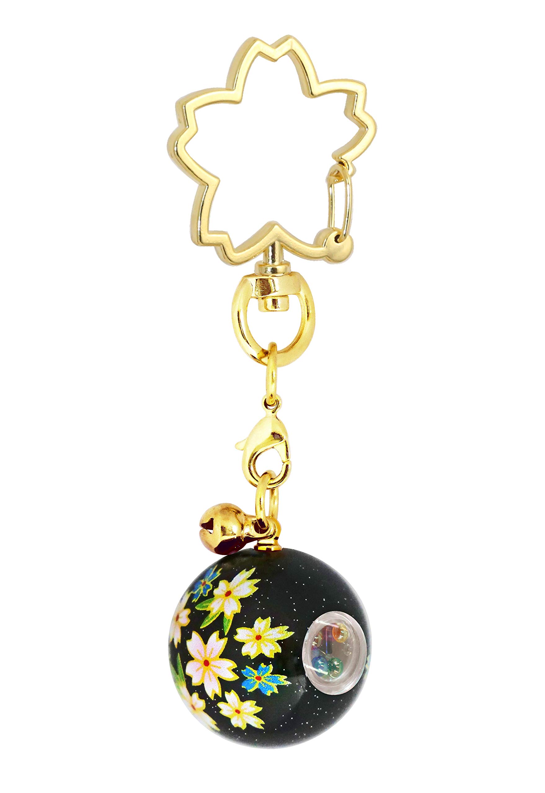 Брелок Zune Kaleidoscope Цветущая сакура с 8-мм колокольчиком, черным лаком, японским узором, сделано в Японии, сувенир (черный)
Брелок Zune Kaleidoscope Цветущая сакура с 8-мм колокольчиком, черным лаком, японским узором, сделано в Японии, сувенир (черный)