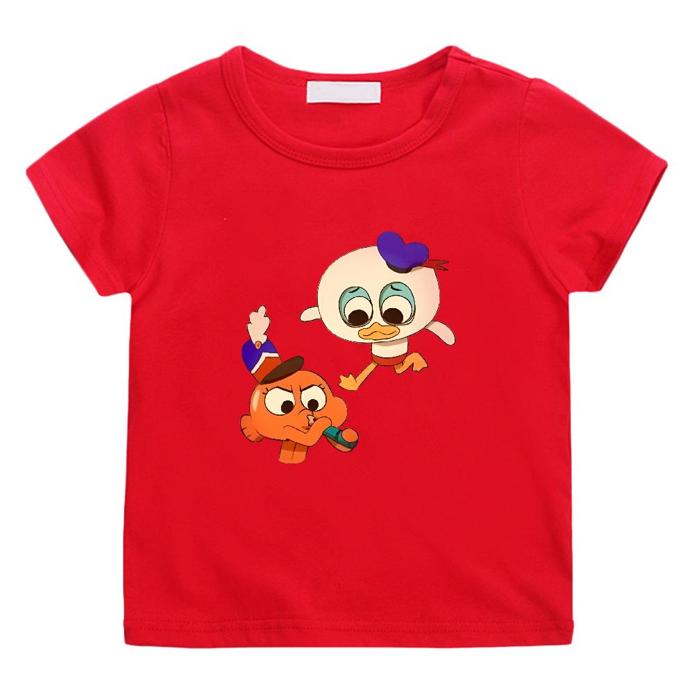 The Wonderfully Weird World of Gumball Kids Summer Short Sleeve T Shirt 100%Cotton Little Baby Fashion O-neck Tees Clothes Teens 100 красный
The Wonderfully Weird World of Gumball Kids Summer Short Sleeve T Shirt 100%Cotton Little Baby Fashion O-neck Tees Clothes Teens 100 красный